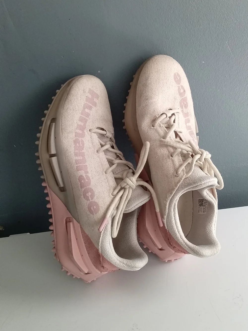 Adidas Pharrell Williams Humanrace NMD S1 RYAT Pink Tan Sneakers HP2642